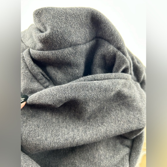 Lacoste Half Zip Lightweight Interlock Sweatshirt Dark Gray Cotton Mens M 4 - Picture 11 of 15